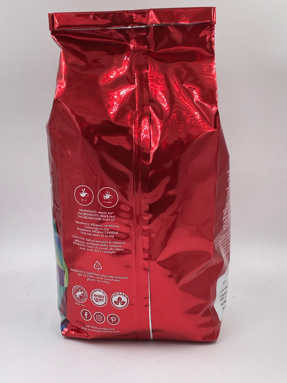 Чай черный цейлонский NORDQVIST CEYLON FOP TEA 800 г (Из Финляндии)