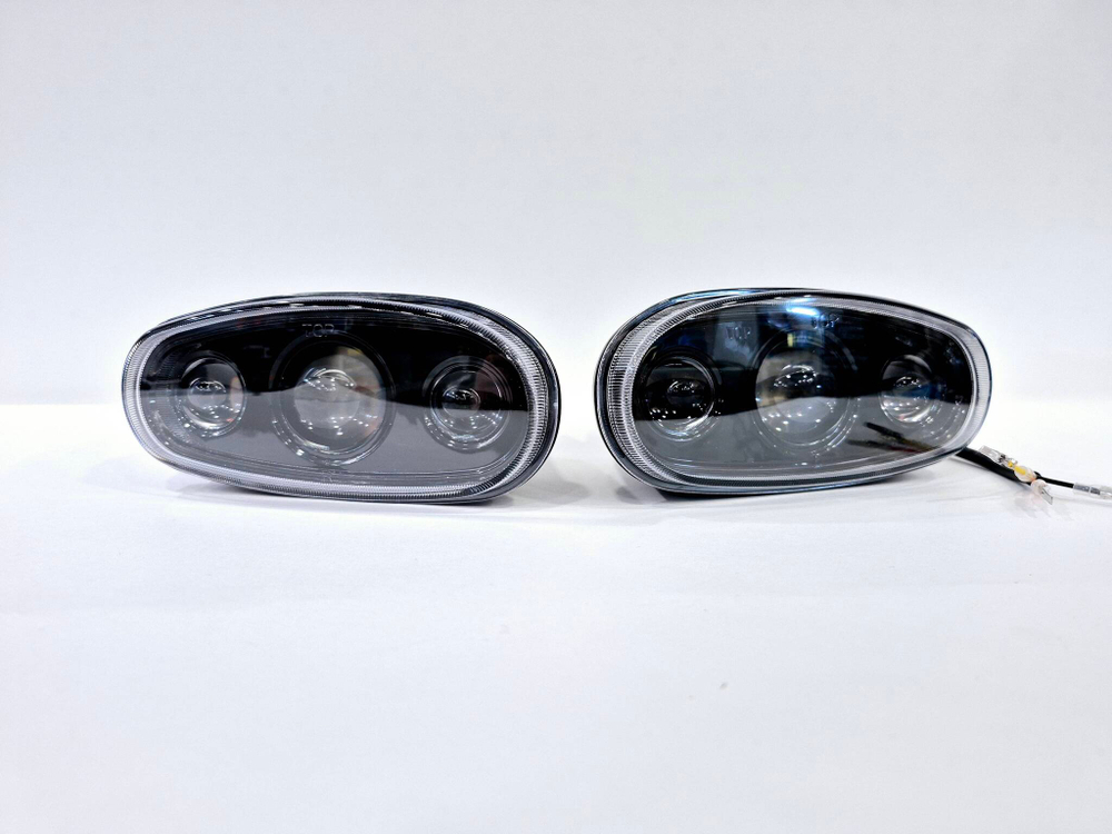 46 BI - Белый / ПТФ (J46, белый) BI-LED (ближний/дальний), (Chevrolet Lanos Daewoo Lanos), светодиодные противотуманные фары (2 шт. / комплект) АКЦИЯ