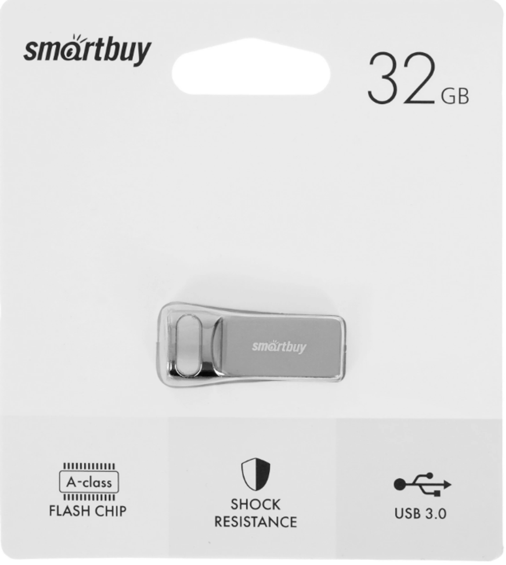 Флешка 32-GB USB-3.0 SMART-BUY M2 Metal высокоскоростная