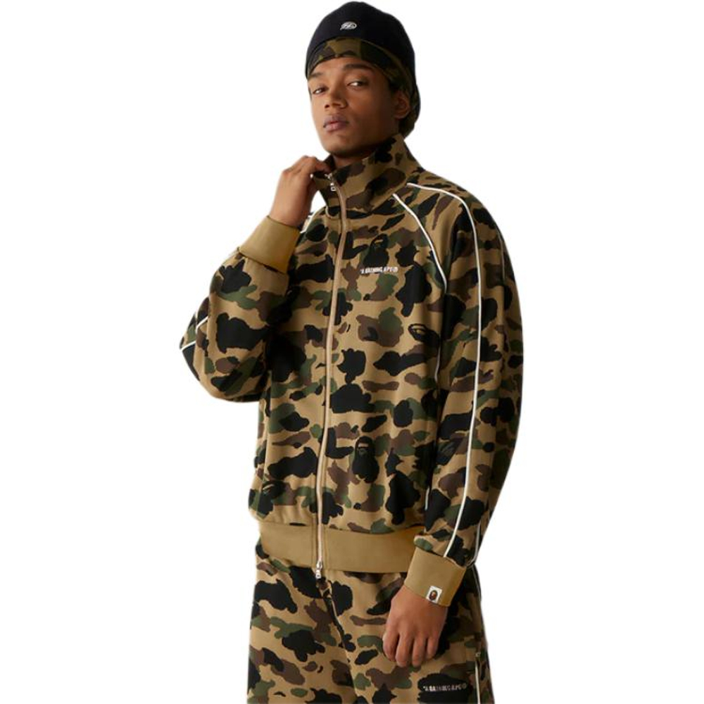 A Bathing Ape Bathing Ape Jackets Moderate Polyester Raglan Sleeve Zip Closure 1m30 115 314 желтый