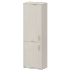 Шкаф комбинированный закрытый узкий А-321/А-621 Ясень шимо 560x365x2000 Арго