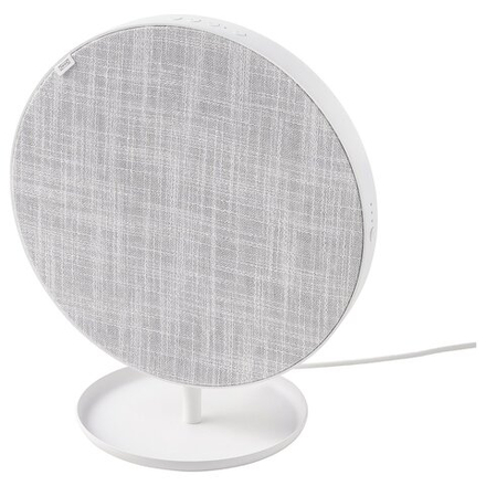 IKEA SOLSKYDD  (ИКЕА СОЛСКИДД)  -  Колонка Bluetooth - белая 29 см