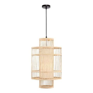 Подвесной светильник 1*E27 SL6241.523.01 древесный/белый Alma ST-Luce