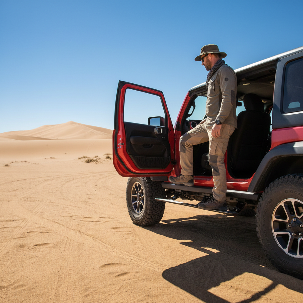 Электрические боковые пороги для Jeep Gladiator JT и Wrangler 2020+ спортивные