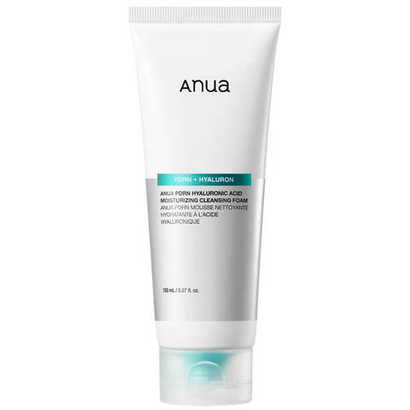 Anua PDRN Hyaluronic Acid Moisturizing Cleansing Foam увлажняющая пенка для умывания с ПДРН и гиалуроновой кислотой