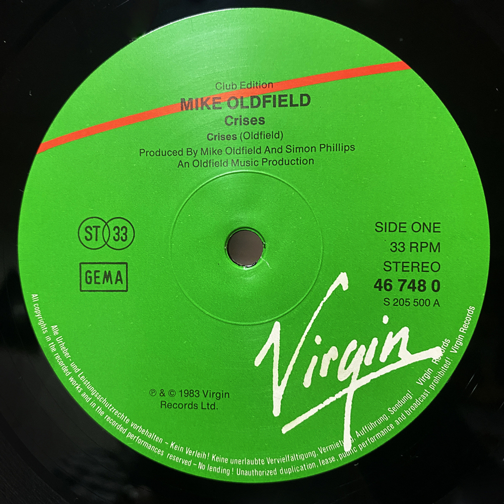 Mike Oldfield / Crises (LP)