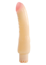 Реалистичный вибратор REALISTIC VIBRATOR REAL RAPTURE BURST JELLY - 25 см. (Цвет: телесный)