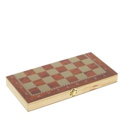 GAEM Игра настольная 3 в 1 (шахматы, шашки, нарды), L29 W14,5 H3 см