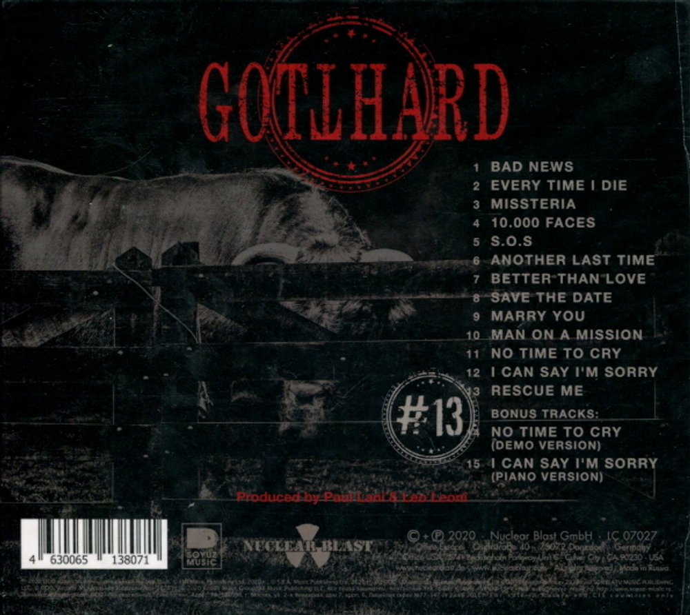 Gotthard / #13 (RU)(CD)