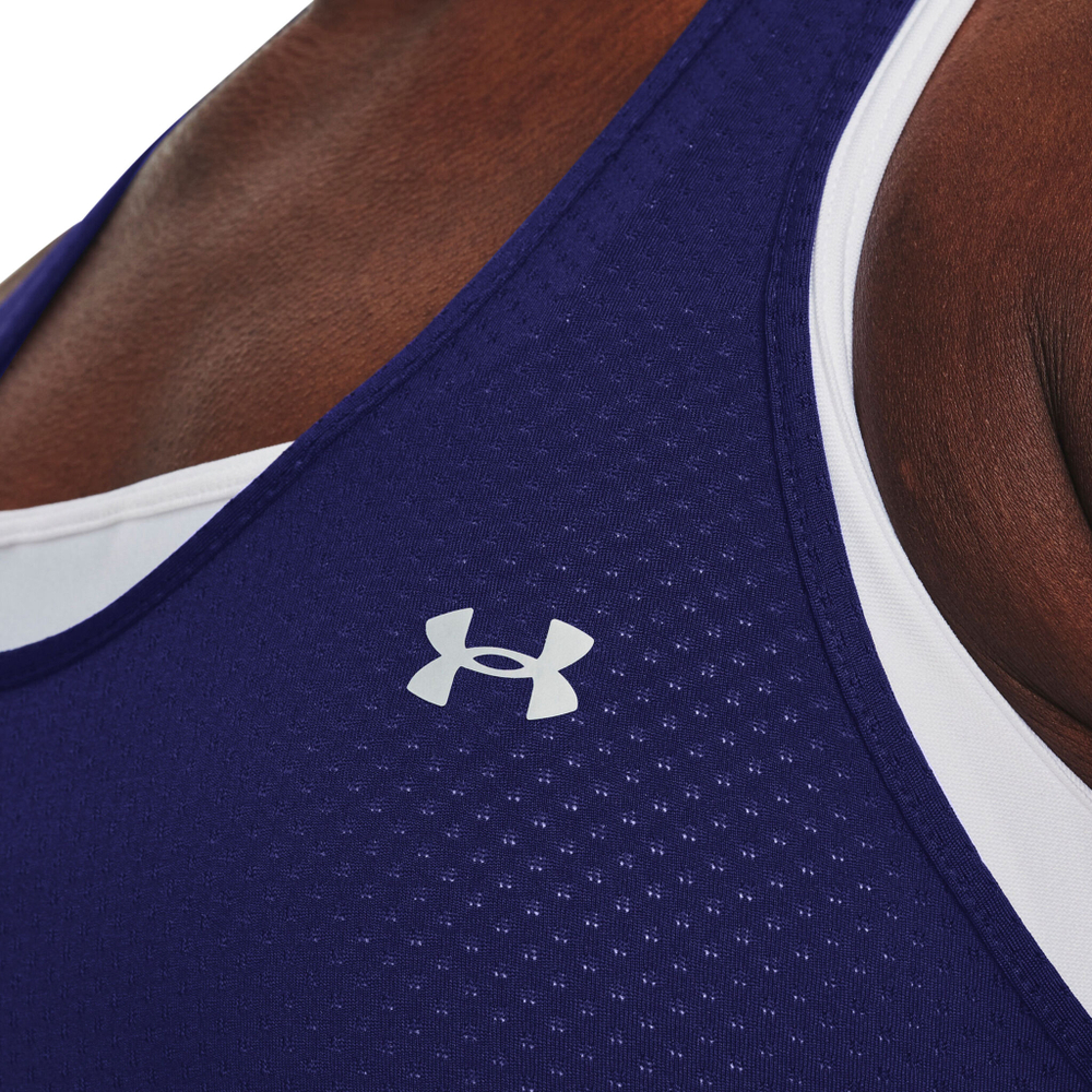 Женская теннисная майка Under Armour Heatgear Racer Tank Top Women - Dark Blue