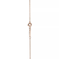 Подвеска из розового золота 18к , двойное сердце, Tiffany💝 ✨Exclusive ✨