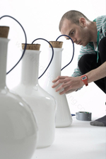 Pendant design lamp  Labware Sphere by Benjamin Hubert
