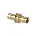 Муфта для PE-X труб аксиальная латунь Дн 25 РОС