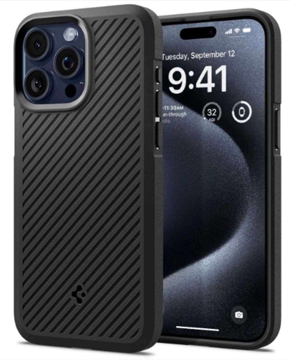 Накладка для i-Phone 15 Pro Max Spigen Core Armor (ACS06441) матовый черный