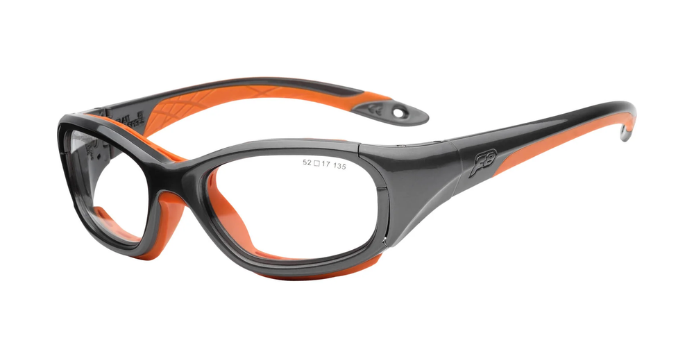 Спортивные очки с диоптриями Rec Specs / Slam / Shiny Grey / Orange / для подростков старше 10 лет