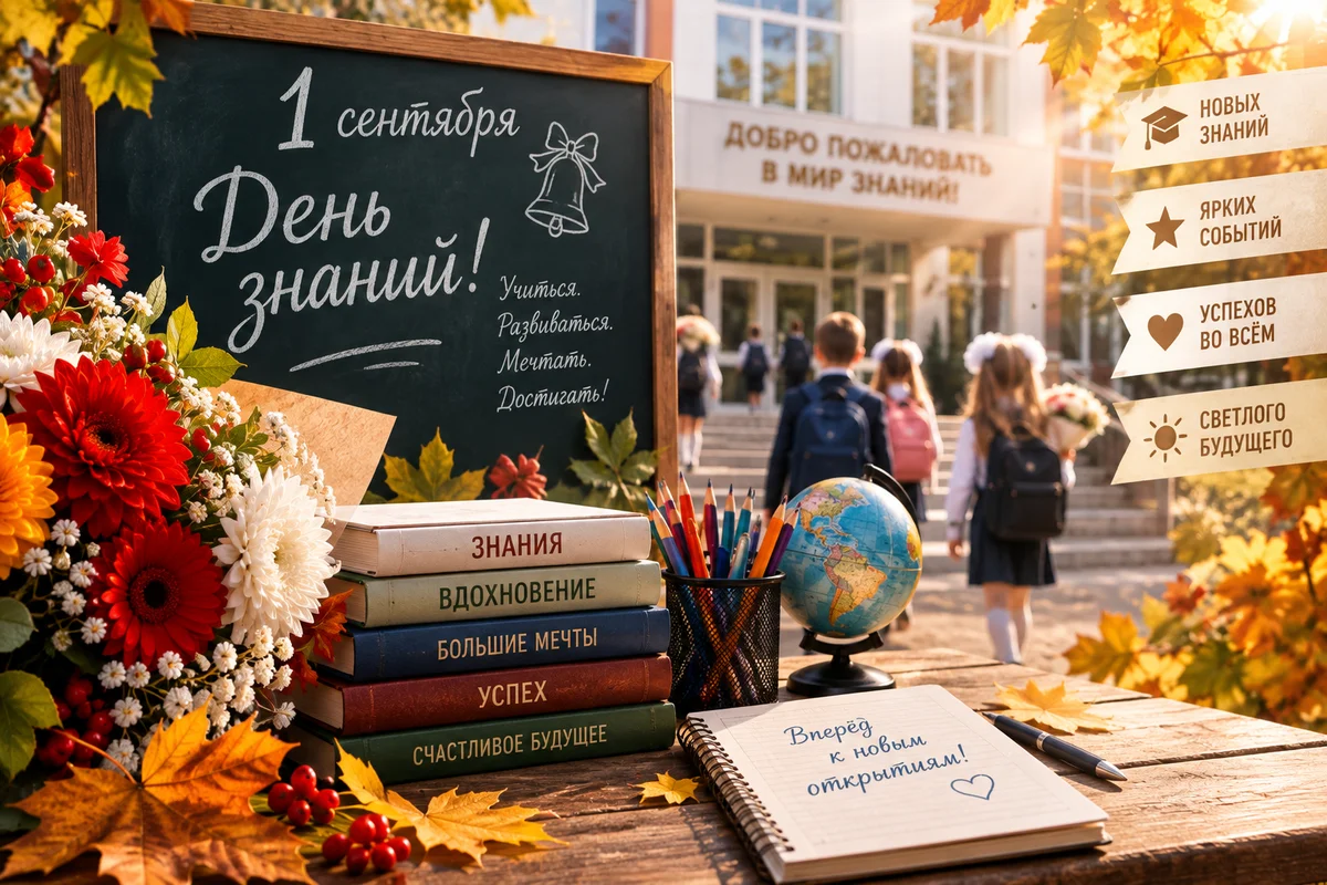 С Днём знаний! 🍁📚