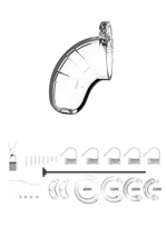 Прозрачный мужской пояс верности со стимулятором уретры Cock Cage Model 15 Chastity 3.5 (Цвет: прозрачный)