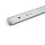 Светильник LED ДСП Айсберг 40W-5000Лм IP65 5000К опал с БАП 1ч 1262х128х80мм vs101-40-op-5k-li1h