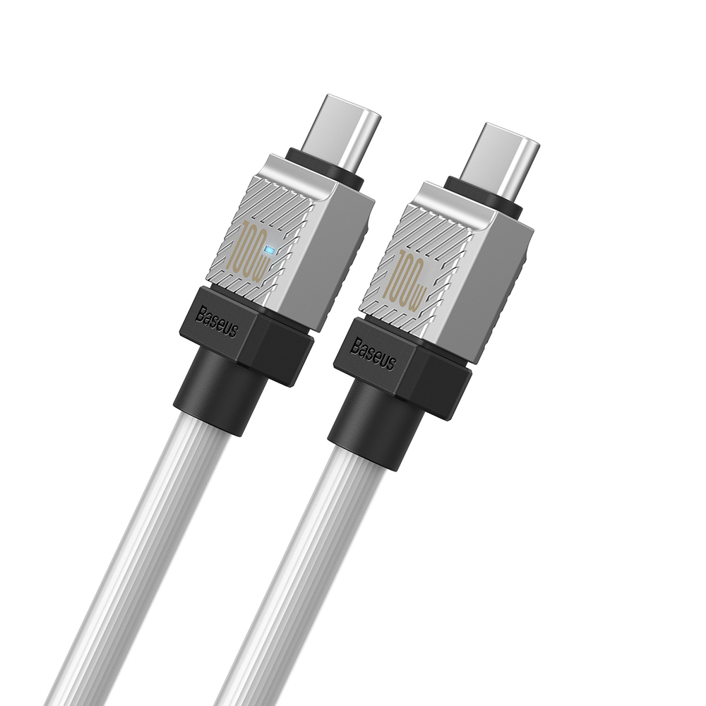 USB-C Кабель Baseus CoolPlay Charging+Data 100W 1m - White