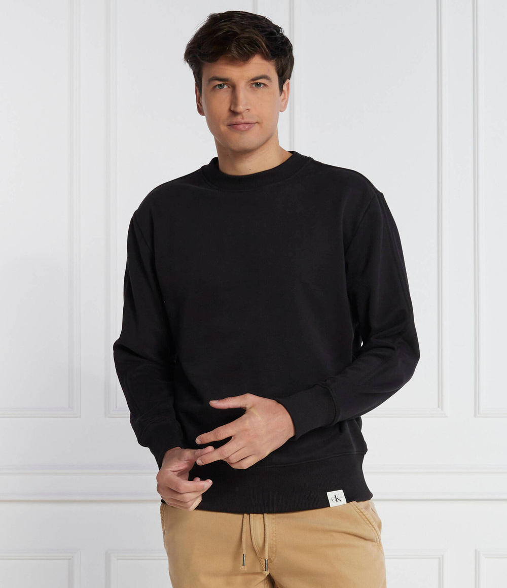 Худи WOVEN TAB CALVIN KLEIN JEANS - черный(J30J324531)