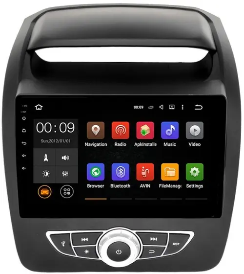 Магнитола для KIA Sorento 2012-2016 (климат на большом экране ГУ) - Airok RX-2331 Android 13, Быстрая, SIM-слот