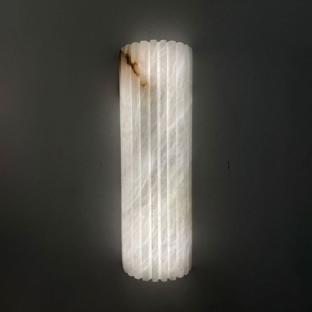 Настенный светильник DL-6485W 30cm Brass / White Alabaster