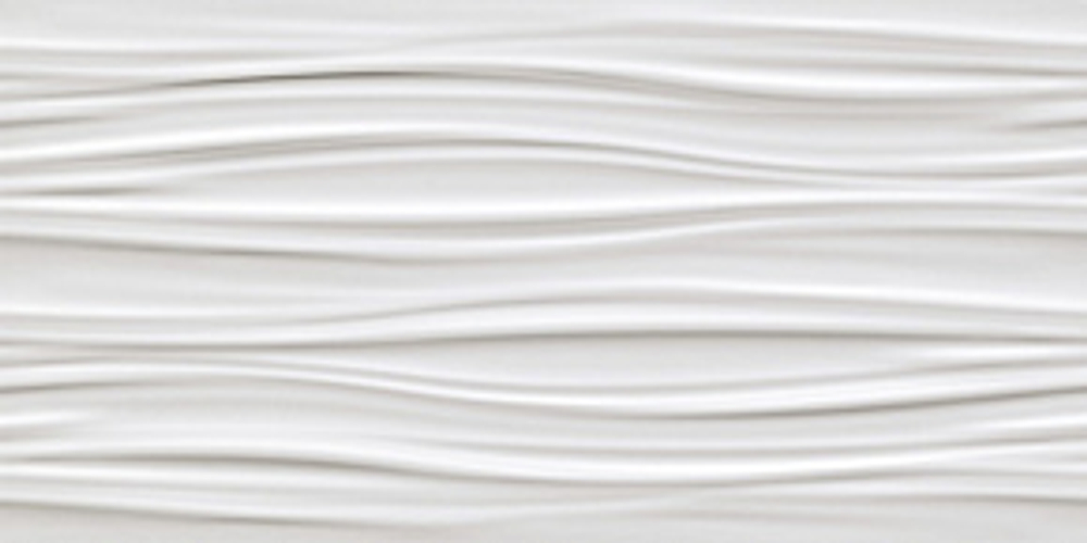 Керамическая плитка для стен ATLAS CONCORDE 3D WALL DESIGN Ribbon White Matt 40х80 8SBW 10мм