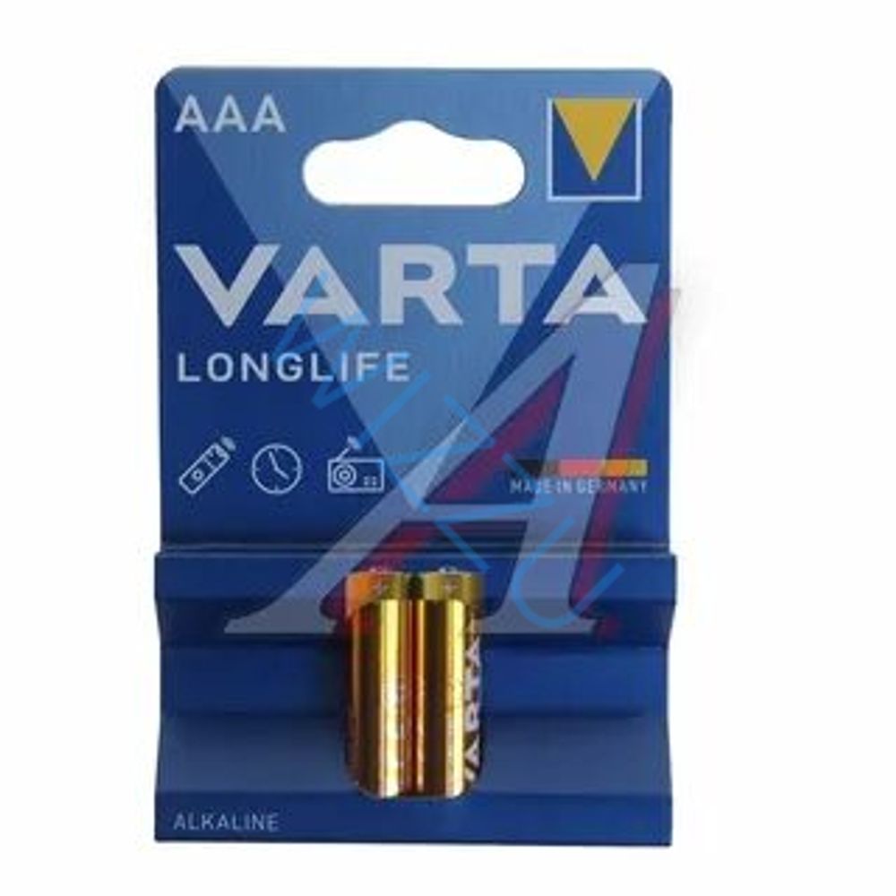 Батарейка Varta LONGLIFE POWER  LR03 AAA BL2 Alkaline 1.5V