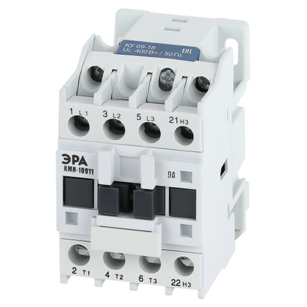 Контактор ЭРА PRO KKM11-009-400-01-E КМИ-10911 9А 400В/АС3 1НЗ