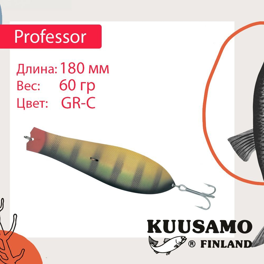 Блесна для рыбалки Kuusamo Professor