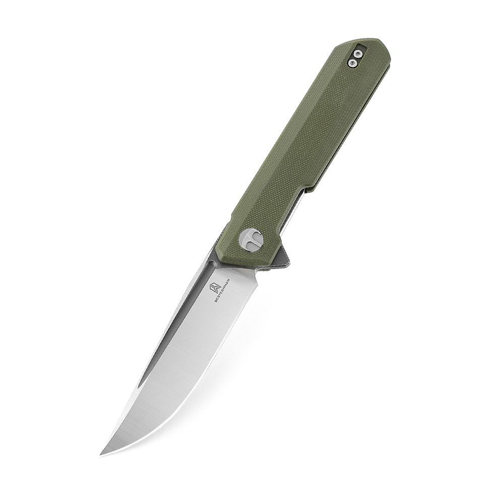 Нож туристический Bestechman Dundee сталь D2, рукоять G10 зеленая