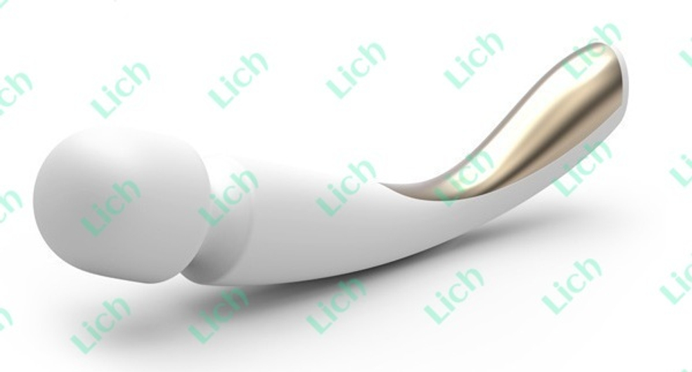Большой профессиональный массажер Smart Wand Large белого цвета