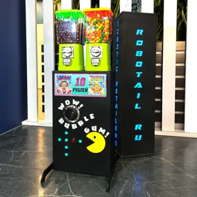 Стойка для торговых автоматов с жевательной резинкой (43x22x73 см)