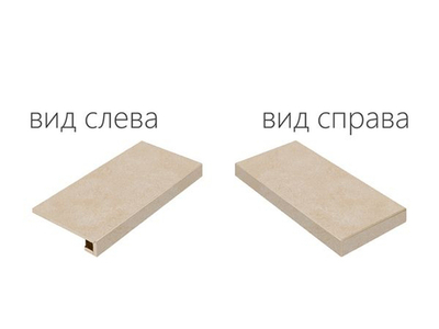 Ступень Угловая правая Materia Magnesio Scalino Angolare Destro патт/Ретт