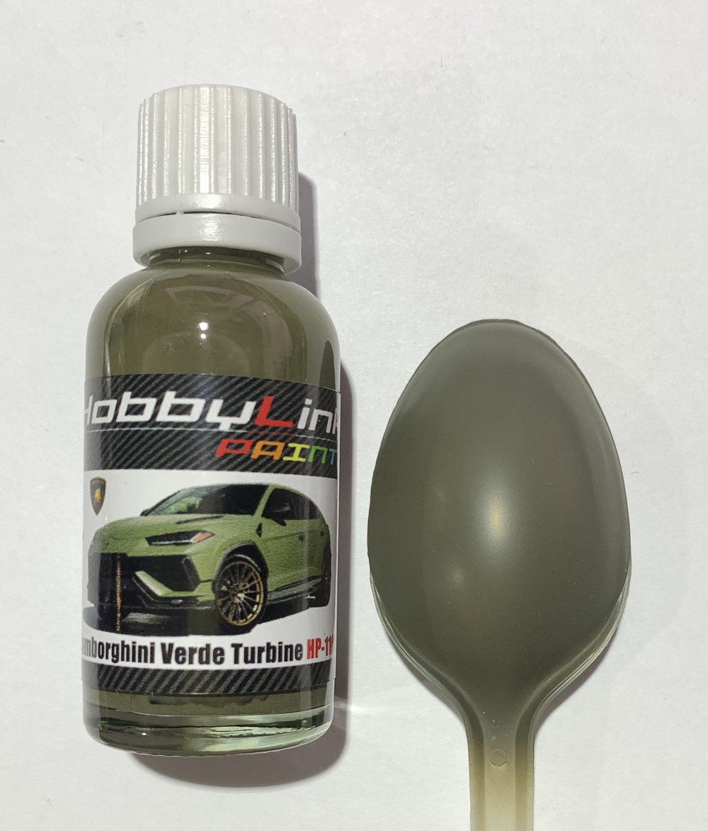 Краска лаковая HobbyLink Lamborghini Verde Turbine HP-1103