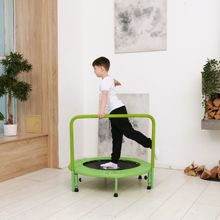Батут с поручнем DFC JUMPFIT 36&amp;#039;&amp;#039; зеленый