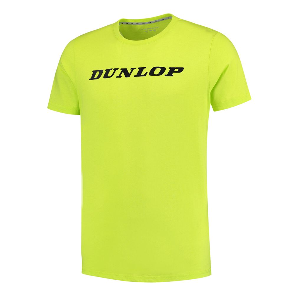 Мужское теннисное поло Dunlop Essentials Basic T-Shirt Men - Yellow
