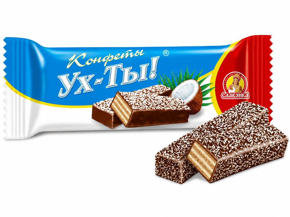 Шоколадный батончик "Ух-ты!", 24 шт по 30 г, шоубокс