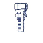 Фитинг DN 38 JIS 42x1.5 (2 шестигранника)