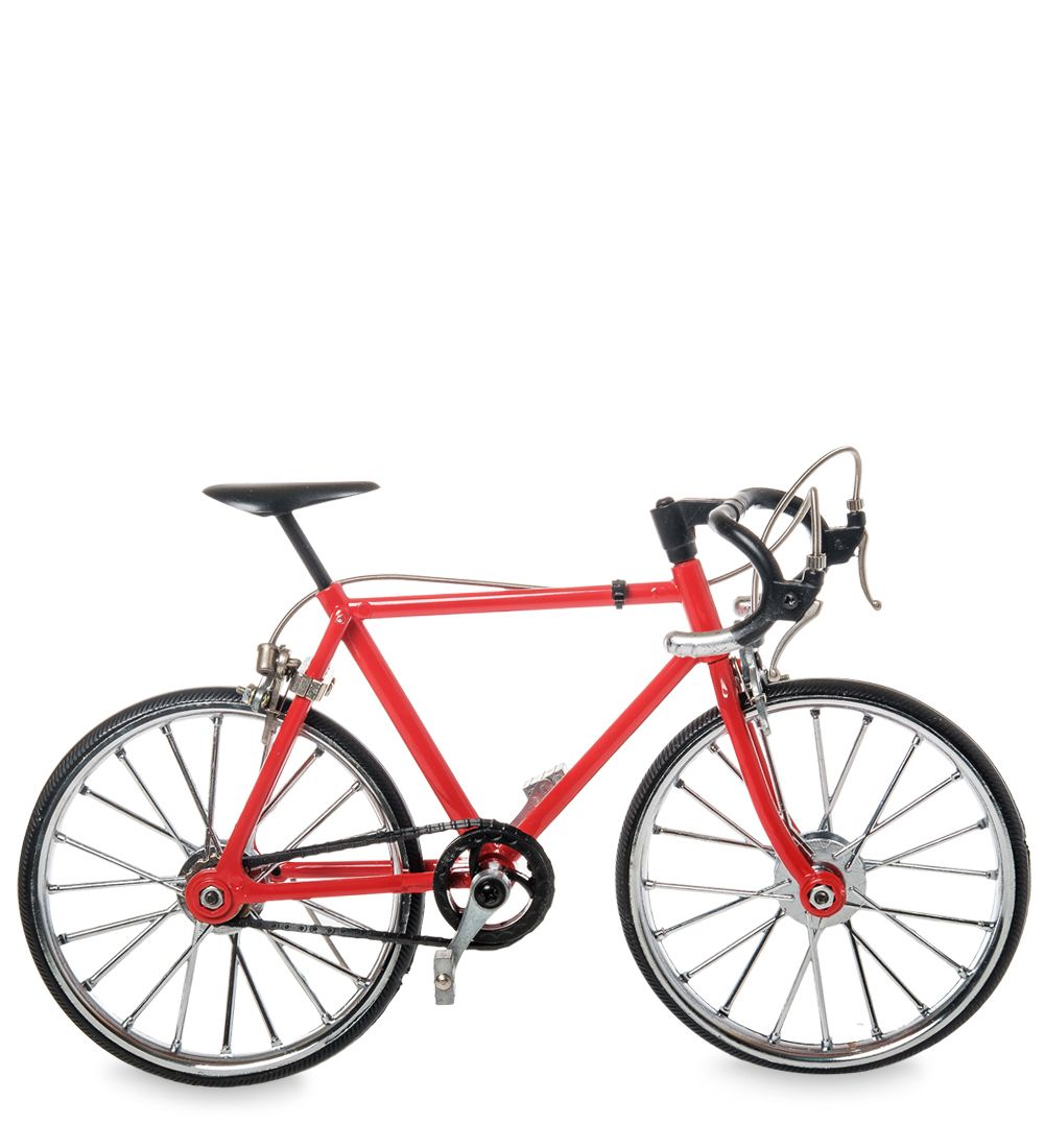 VL-19/1 Фигурка-модель 1:10 Велосипед гоночный «Roadbike» красный