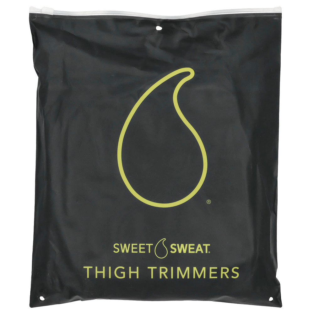 Sports Research, Sweet Sweat®, триммеры для бедер, средний размер, черный и желтый, 1 пара