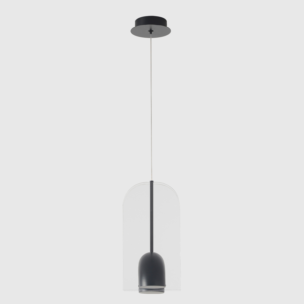 Подвесной светодиодный светильник Crystal Lux ELEMENT SP12W LED BLACK