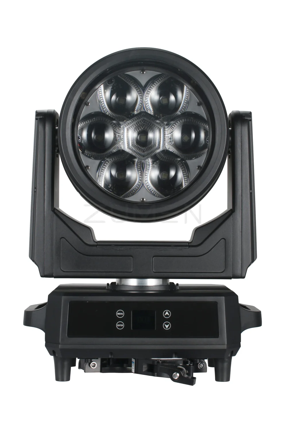 Wash B-EYE MW760-IP — вращающаяся голова 7×60 Вт с RGB-подсветкой и зумом 4°–60° IP65