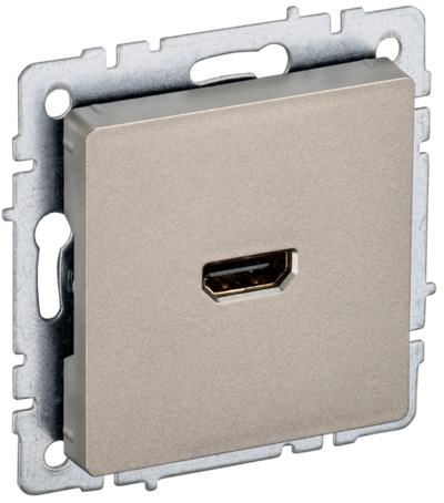 BRITE Розетка HDMI РHDMI-0-БрШ шампань IEK
