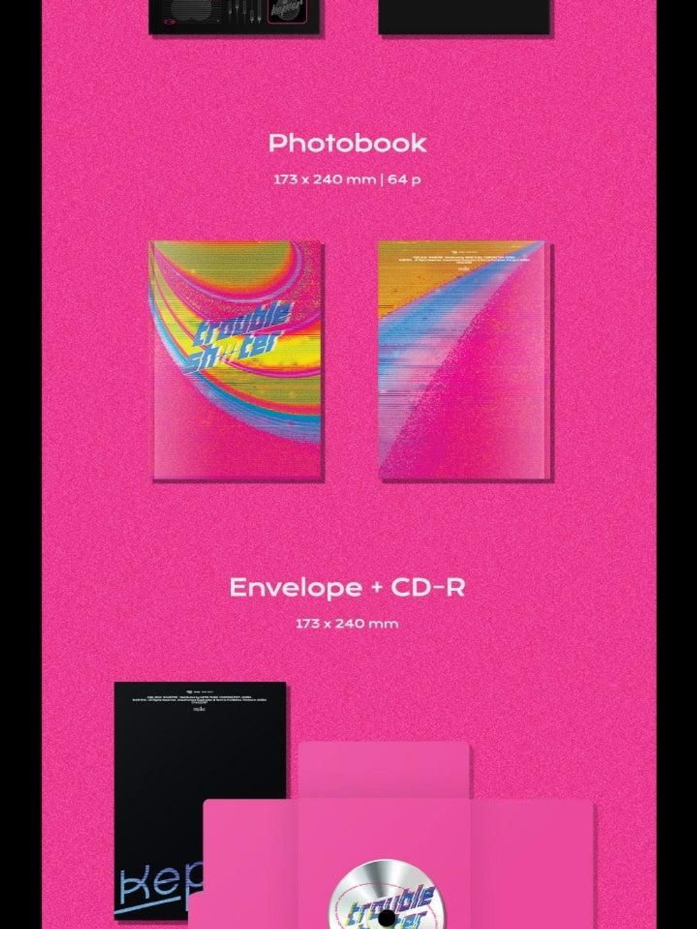 Альбом Kep1er - TROUBLESHOOTER 3rd Mini Album RANDOM Version