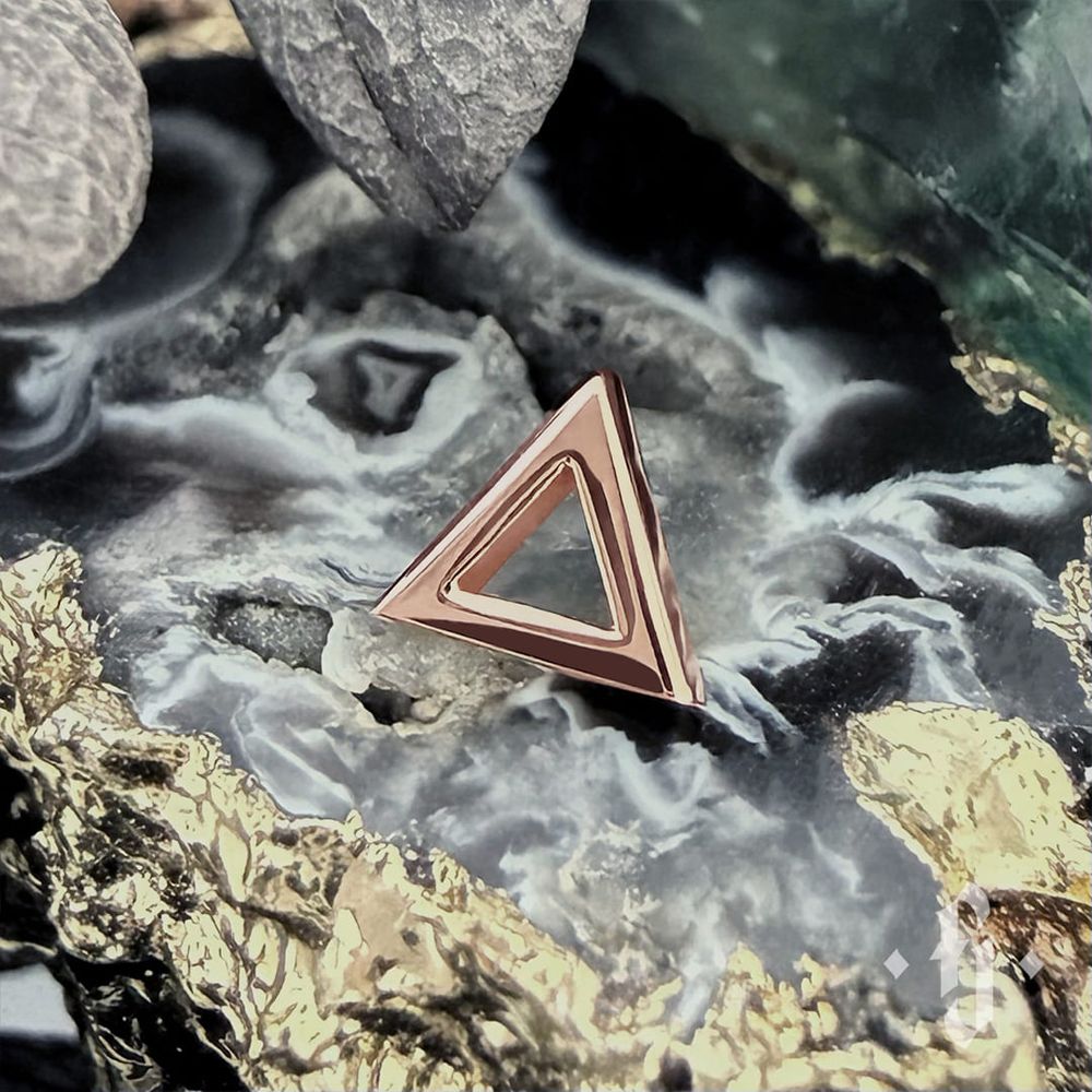 Накрутка "Triangle Contour" - Розовое золото