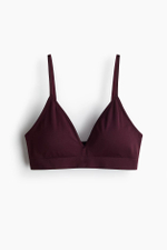 Мягкий бюстгальтер без швов с наполнителем - H&M