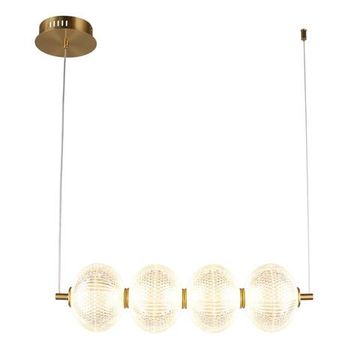Подвесная светодиодная люстра 18W 3000К OML-68803-04 латунь Cedrello Omnilux