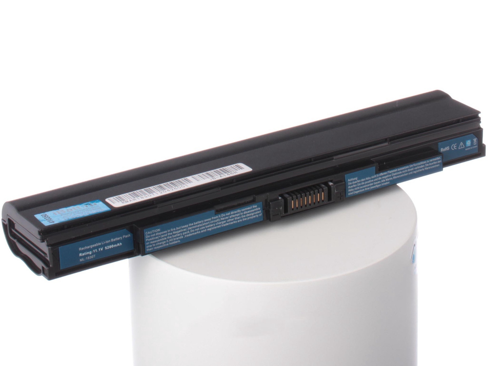 Аккумулятор iBatt 5200mAh, для Aspire 1830 TimelineX One AO753-U341rr 1830TZ-U542G25iss 1430-4857 1830TZ-U542G25icc