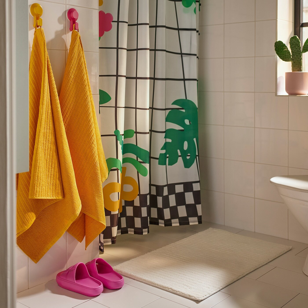 IKEA VÅGSJÖN  (ИКЕА ВÅГСЙÖН)  -  Полотенце банное, золотисто-желтое, 70x140 см